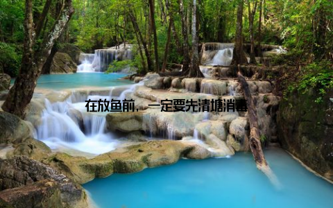 在放鱼前, 一定要先清塘消毒