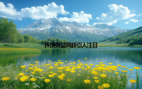 环境效益同样引人注目