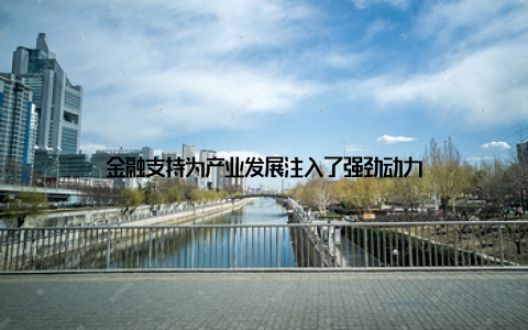 金融支持为产业发展注入了强劲动力